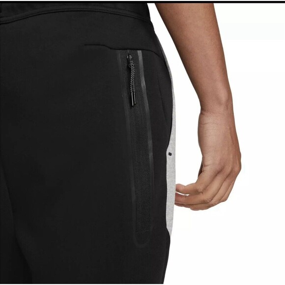 Nike Tech Fleece Joggers Gray Black Sweatpants Mens Sz 2XL Tall CU4495-016 NWT - Picture 4 of 5